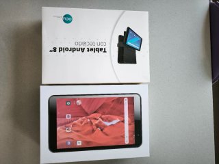 Tablet Android 8 con Teclado