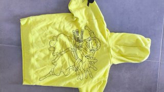 Sudadera One Piece Zoro Amarilla
