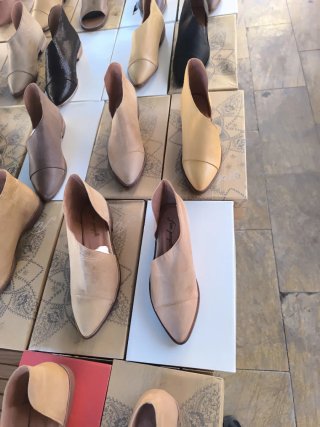 Zapatos de mujer de cuero