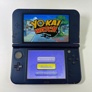 New nintendo 3DS XL blu