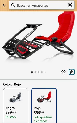 Asiento Playseat Trophy - Rojo