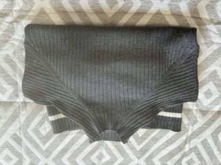 Camiseta Mango Mujer Talla S Rayas Grises