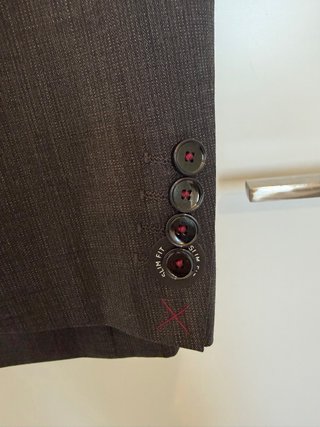 Chaqueta americana Cortefiel gris
