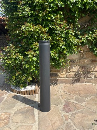 Pack tubos chimenea DINAK Ø150 negro mate