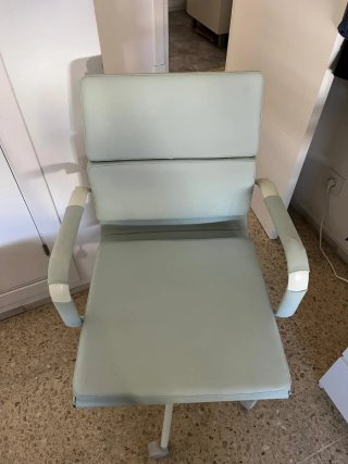 Silla de oficina diseño verde/blanco