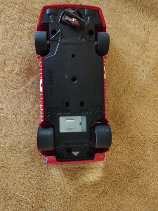Coche Slot Scalextric BASF Rojo marca Fly