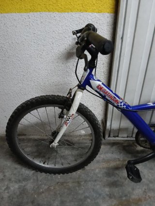 Bicicleta infantil Decathlon azul