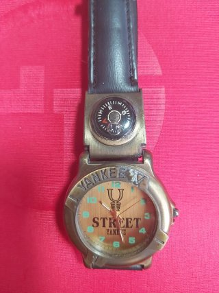 Reloj Yankee Cuarzo Marrón/Dorado