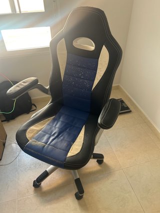 REGALO Silla Gamer Negra y Azul