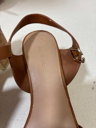 Zapatos de cuña marrones