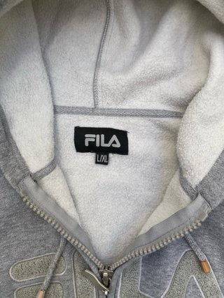 Sudadera Fila Gris con Cremallera