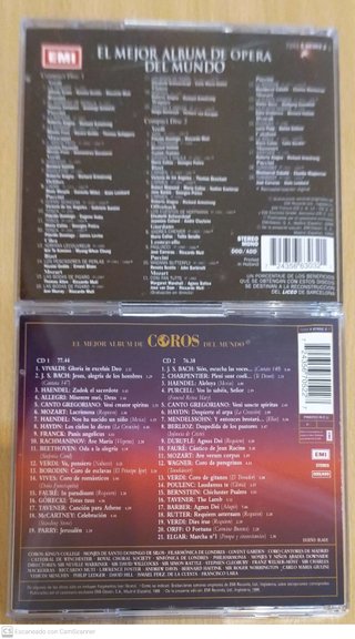 LOS MEJORES ALBUMES DE OPERA Y COROS DEL MUNDO
