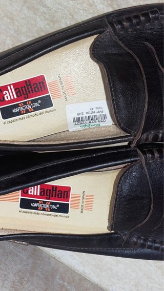 Zapatos Callaghan Talla 42 Negro Piel