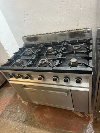 Cocina industrial MBM 6 fuegos