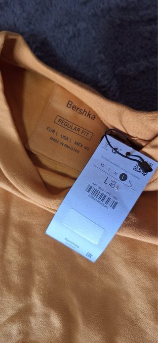 Sudadera Bershka Amarilla