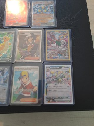 8 Carte Pokemon Rare - Dragonite, Lugia, Umbreon