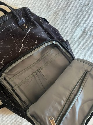 Mochila portátil diseño mármol