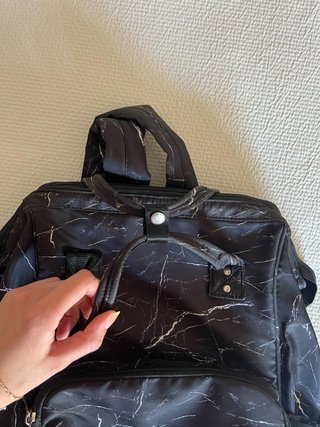 Mochila portátil diseño mármol