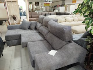 Chaise Longue Gris con Arcón