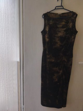 Vestido largo estampado