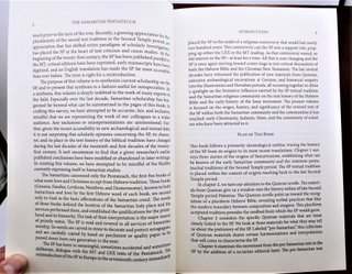 The Samaritan Pentateuch: An Introduction 2012