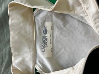 Conjunto Lacoste Beige y Verde Talla L / 5