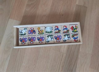 Dominó de la Granja con Animales y Vehículos