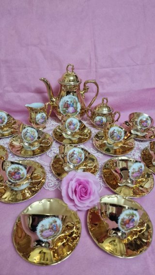 Servizio Caffè Vintage Bavaria 12 Persone