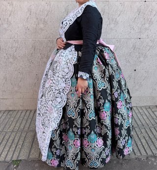 Traje de Fallera negro