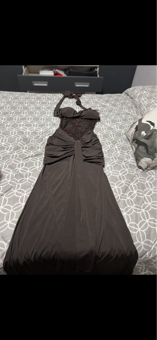 Vestido largo negro elegante