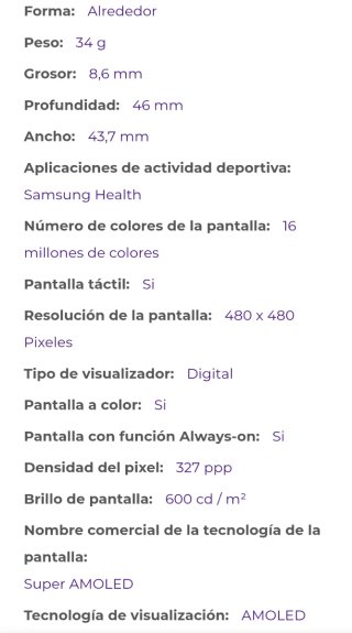 Samsung Galaxy Watch 8 Negro 44 mm