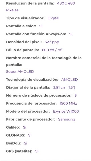 Samsung Galaxy Watch 8 Negro 44 mm