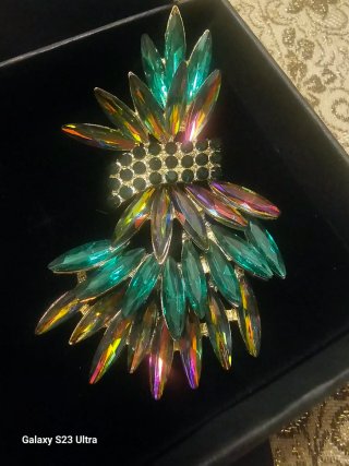 Orecchini pendenti con strass