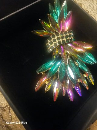 Orecchini pendenti con strass