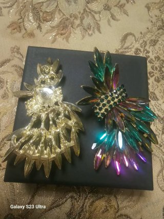 Orecchini pendenti con strass