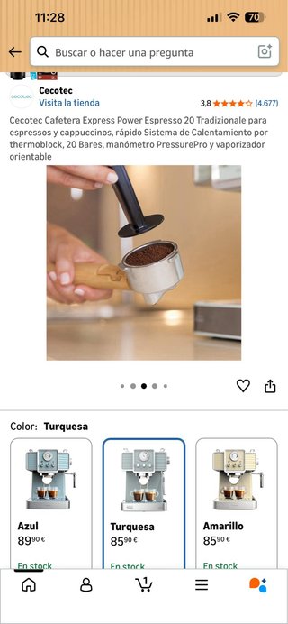 Cecotec Cafetera Express Power Espresso 20