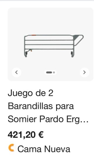 Cama Eléctrica Articulada Pardo