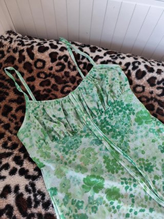 Vestido Verano Verde Talla S