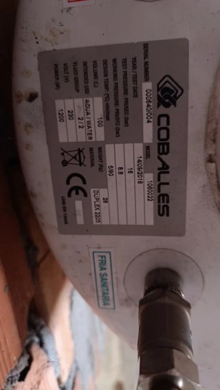 Calentador eléctrico Coballes blanco