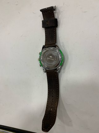 Reloj Jhon S Quarzo Marrón y Verde