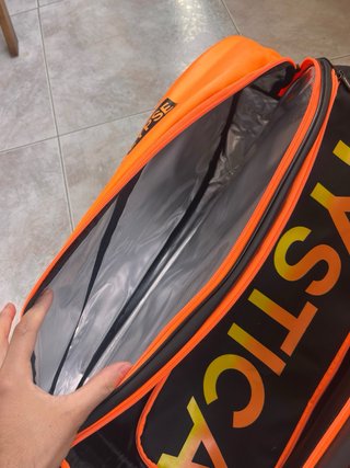 Paletero Padel Mystica Naranja Negro