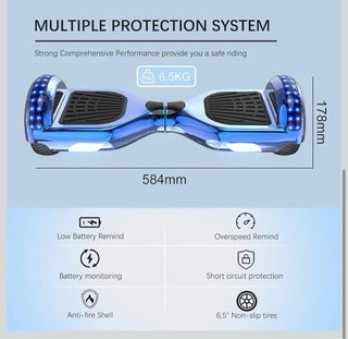 Hoverboard Azul Nuevo Precintado