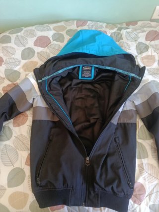 Chaqueta Pull&Bear Hombre Azul y Gris