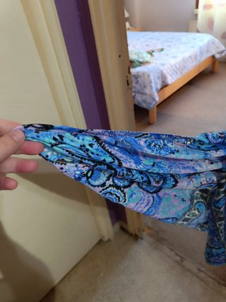 Vestido corto seda estampado