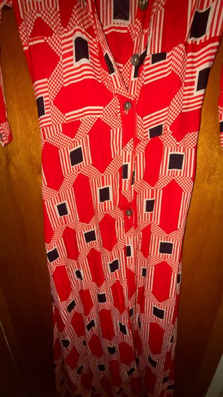 Vestido Monísimo Rojo y Blanco