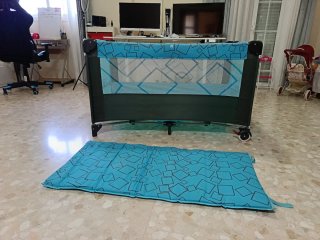 Parque cuna infantil plegable