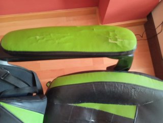 Silla Gaming Negra y Verde