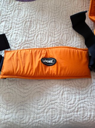 Marsúpio Jane Laranja e Vermelho
