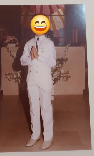 Traje comunión niño chaleco y pantalón