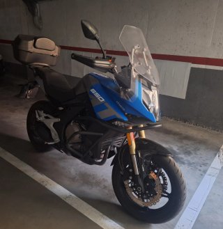 CFMOTO 650 Adventure Moto Azul/Gris